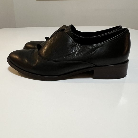 L'intervalle Black Leather Women's Shoes Size 7 - Picture 7 of 9